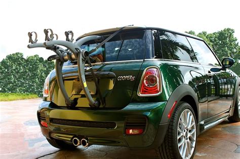 Mini cooper bike rack - The trunk mounted bike rack I recommend for your 2019 Mini Cooper is the Yakima Fullback part # Y02634. This rack has been confirmed to fit your vehicle well, installs very easily, is lightweight, and comes with locks and other features like anti-sway cradles. Check out the review video I attached for more info on it as well.